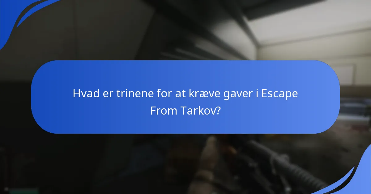 Hvordan fungerer indsamling af spillerfeedback i Escape From Tarkov?