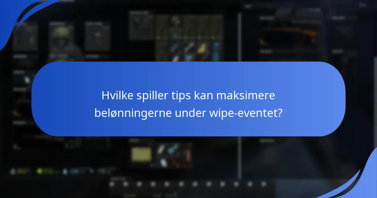 Hvordan sammenlignes det nuværende wipe-event med tidligere?